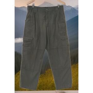 5.11 Tactical Series Pants 34x30 Green Stretch Cargo Military Hiking Ripstop